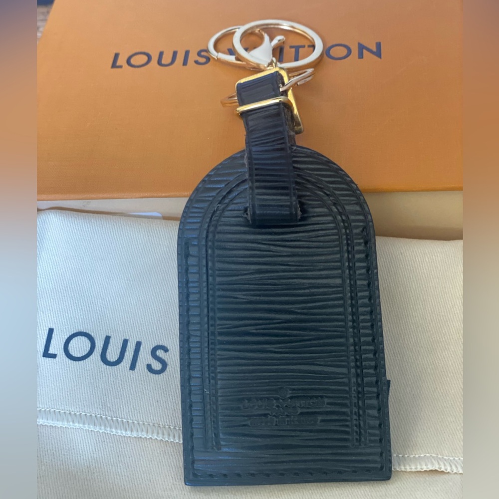 Louis Vuitton Black Epi Leather Travel Tag - Picture 12 of 12